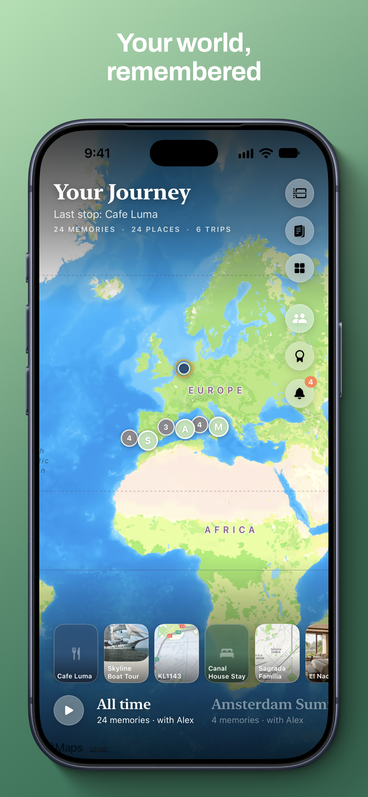 Maveon Journey screen