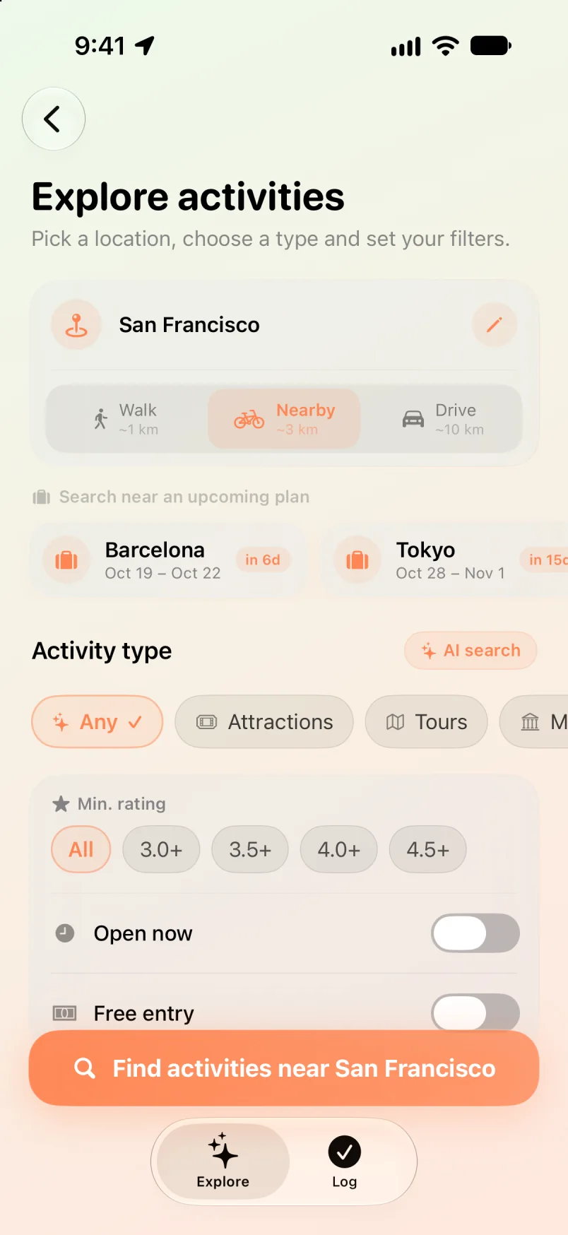 Maveon activity search