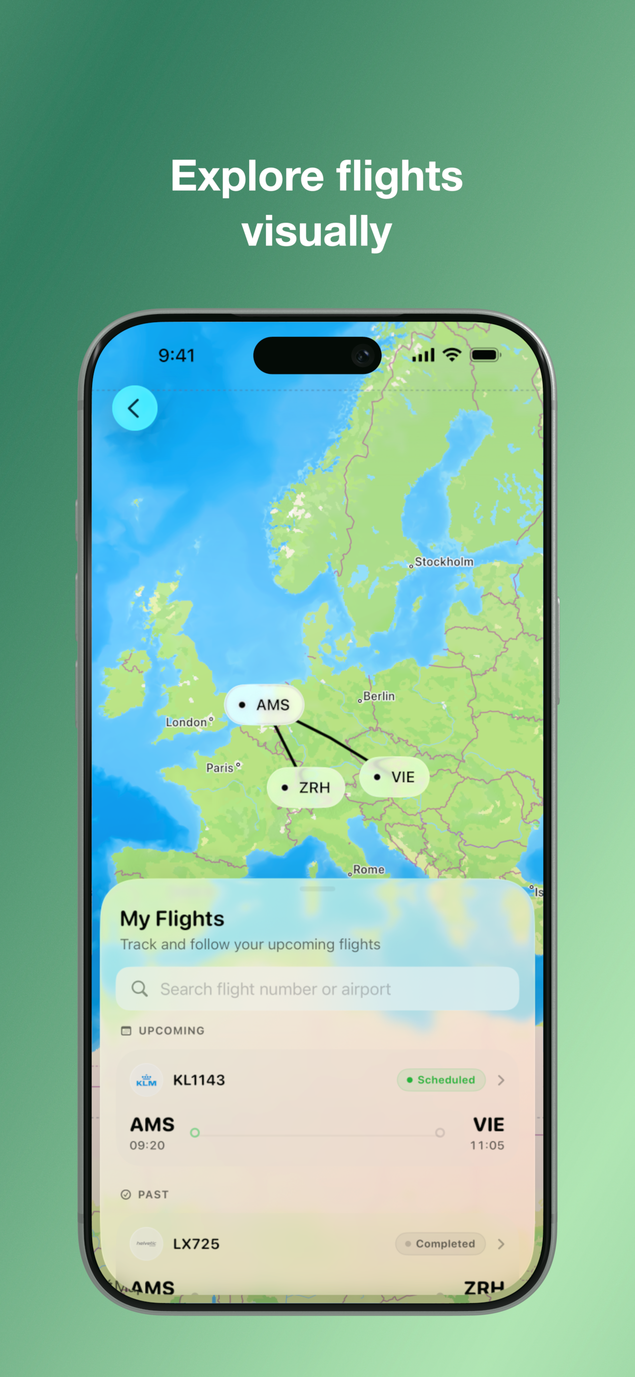 Explore flights visually