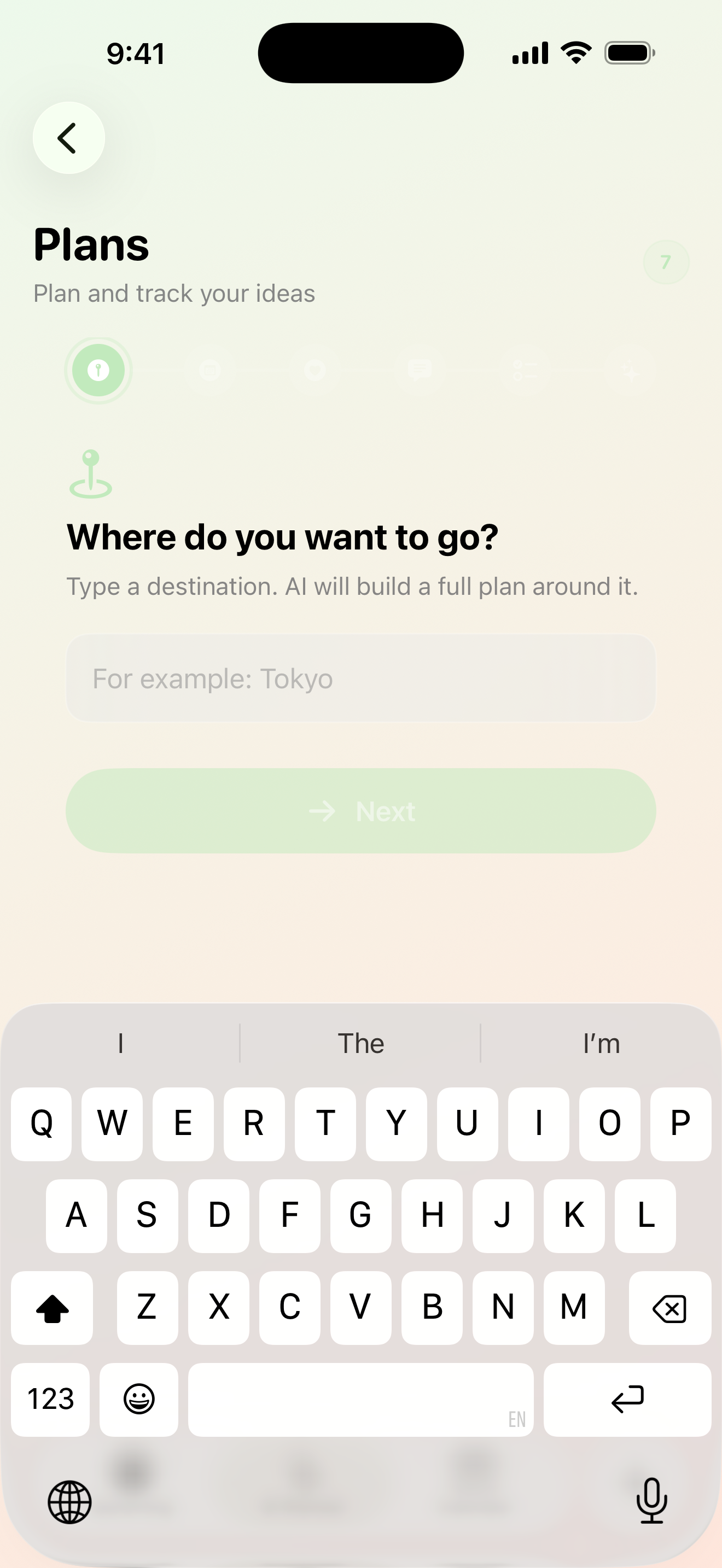 Maveon AI trip planning